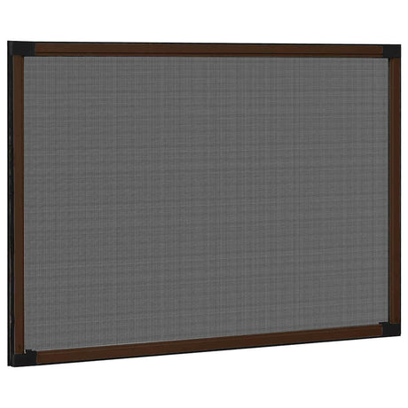 Moustiquaire extensible Vidaxx (100-193)x75 cm marron