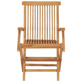 Vidaxl tuinstoelen 2 st inklapbaar massief teakhout