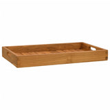 VIDAXL VASSLE 60X35 cm Teak solido