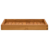 Bac vidaxl 60x35 cm teck solide