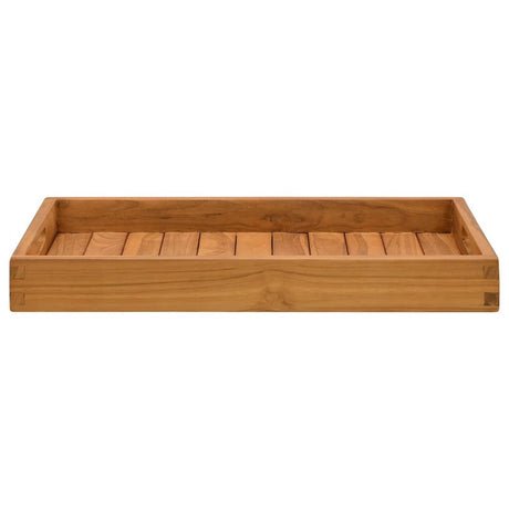 Bac vidaxl 60x35 cm teck solide