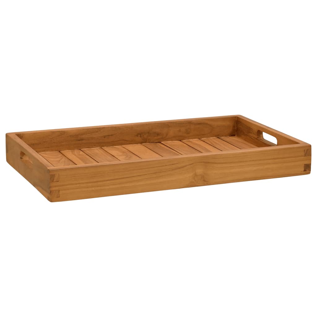 VIDAXL VASSLE 60X35 cm Teak solido