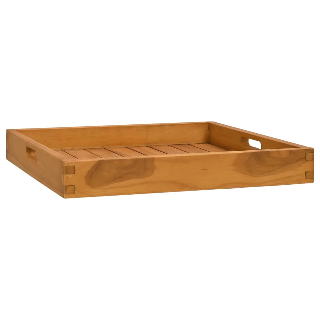 Vidaxl bakke 50x50 cm solid teak