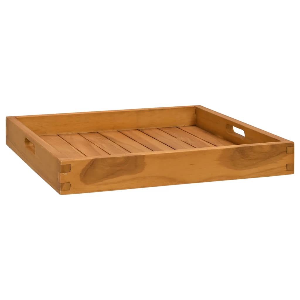 Vidaxl bakke 50x50 cm solid teak