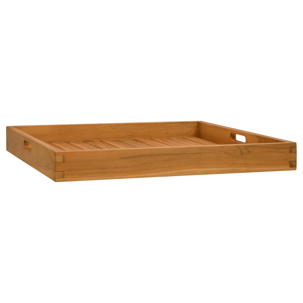 Vidaxl bakke 60x60 cm solid teak