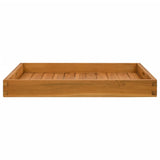 Bac vidaxl 60x60 cm teck solide