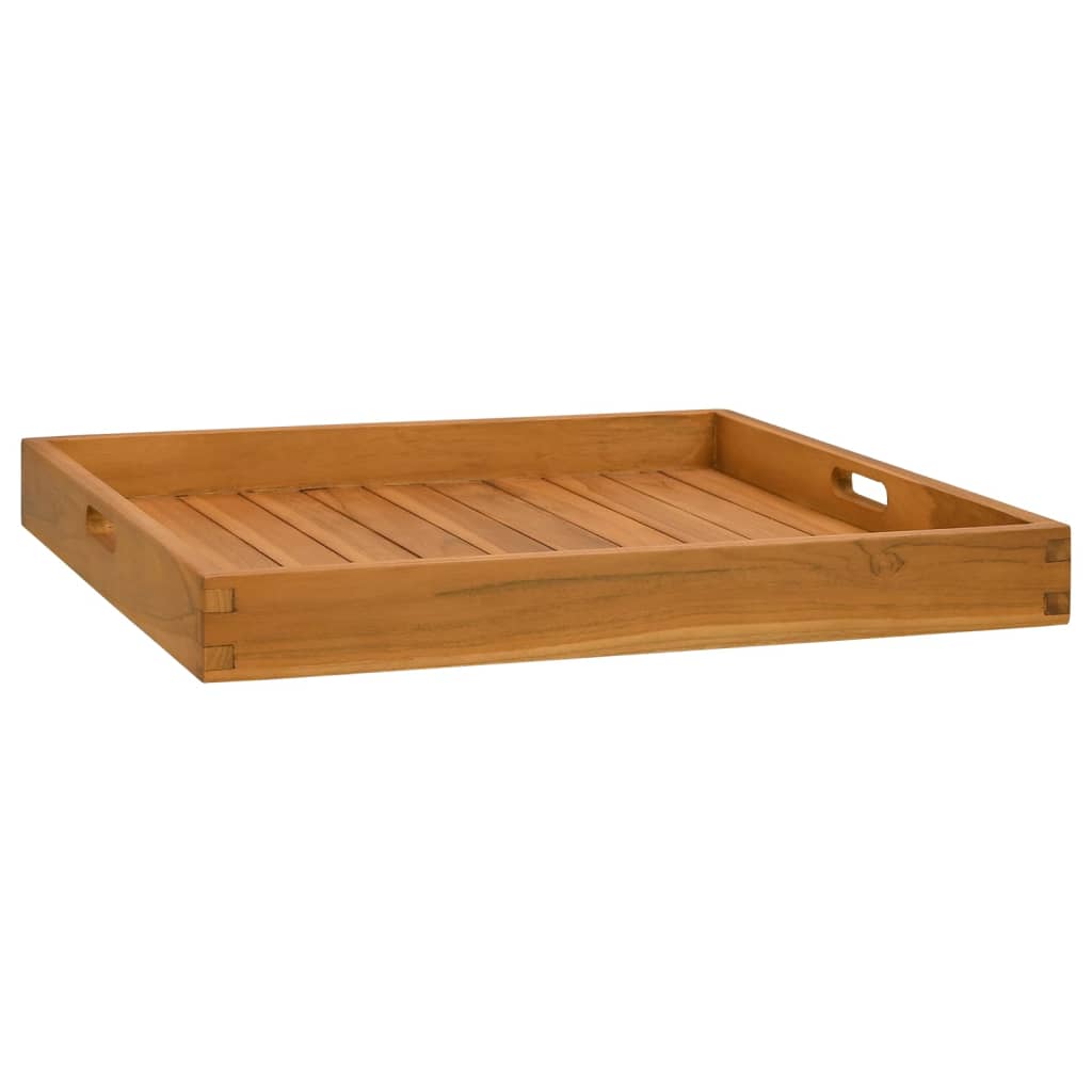 Vidaxl bakke 60x60 cm solid teak