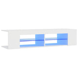 Vidaxl tv-meubel met led-verlichting 135x39x30 cm wit