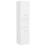 Vidaxl badkamerkast 30x30x130 cm bewerkt hout wit