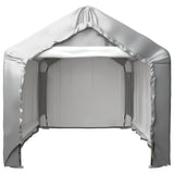 Tente de stockage Vidaxl 180x180 cm Gray en acier galvanisé