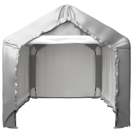 Tente de stockage Vidaxl 180x180 cm Gray en acier galvanisé