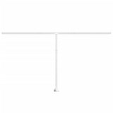 Ensemble de poteaux Vidaxl Laifel 450x245 cm blanc