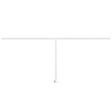 Vidaxl Laifel Polet Set 600x245 cm de fer blanc