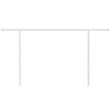 Ensemble de poteaux Vidaxl Laifel 450x245 cm blanc
