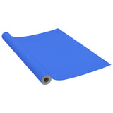 Vidaxl meuble huile auto-adhésive 500x90 cm en PVC haut brillant bleu