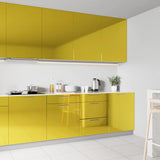 VidaXL film pour meubles autocollant 500x90 cm PVC brillant doré