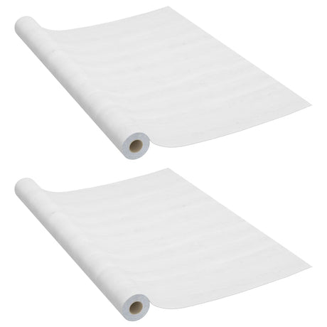 VidaXL films pour meubles autocollants 2 pcs 500x90 cm PVC sans couleur