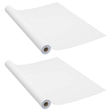 Vidaxl Meubles Huiles auto-adhésives 2 ST 500x90 cm PVC blanc