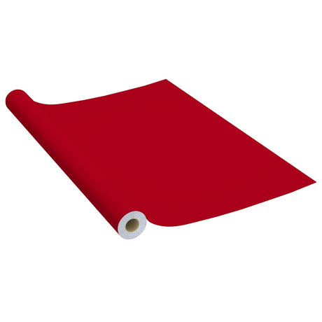 Vidaxx films pour meubles autocollants 2 pcs 500x90 cm PVC rouge