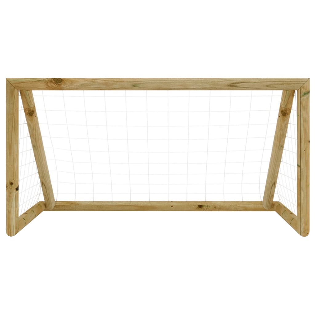 Vidaxl fotballmål med netto 160x80x100 cm impregnert furu