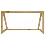 Vidaxl fotballmål med netto 160x80x100 cm impregnert furu