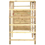 Cadre d'escalade Vidaxl 240x100x170 cm Pine imprégnée