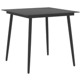 Vidaxl 3-delige tuinset zwart