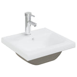 Vidaxl Built -in Washingin avec TAP 42x39x18 cm en céramique blanc