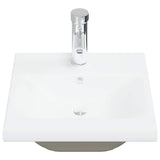 Vidaxl Built -in Washingin avec TAP 42x39x18 cm en céramique blanc