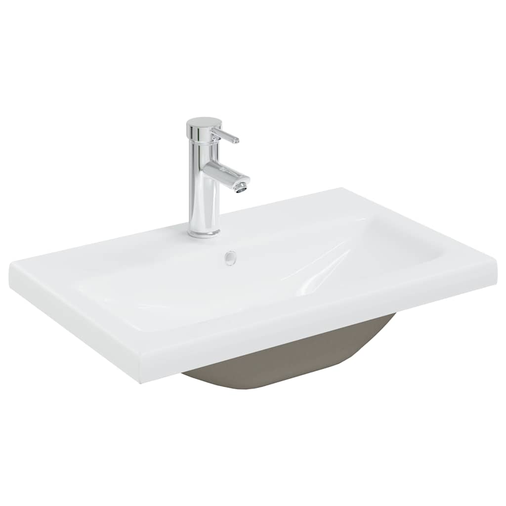 Vidaxl Built -in Washingin avec Tap 61x39x18 cm Céramique blanc