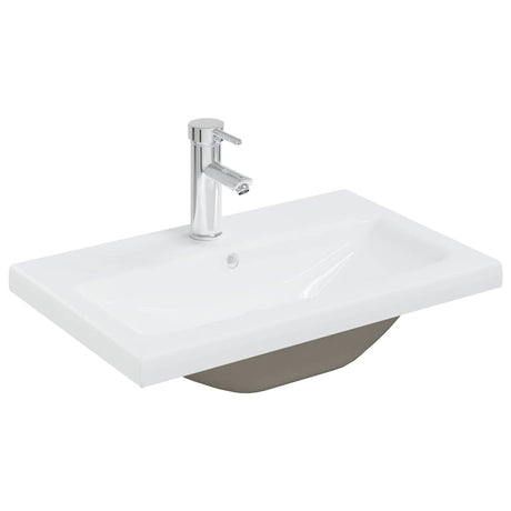 Vidaxl Built -in Washingin avec Tap 61x39x18 cm Céramique blanc