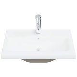 Vidaxl Built -in Washingin avec Tap 61x39x18 cm Céramique blanc