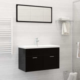 Vidaxl Built -in Washingin avec TAP 81x39x18 cm Céramique blanc