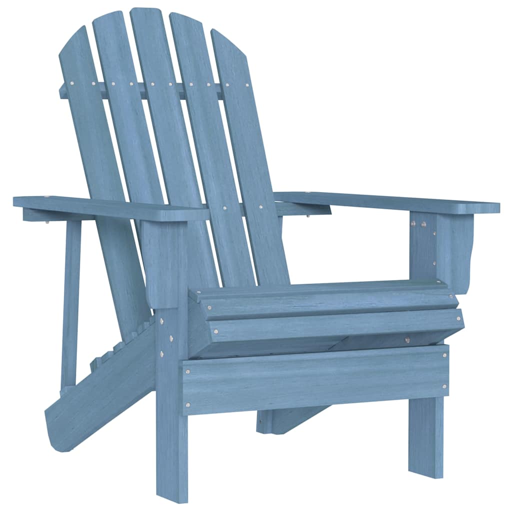 Vidaxl tuinstoel adirondack massief vurenhout blauw