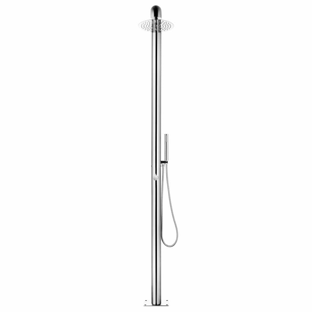 Vidaxl Douche extérieure 225 cm en acier inoxydable