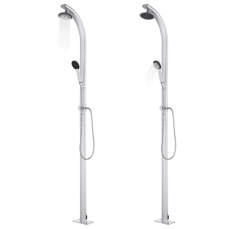 Vidaxl Douche extérieure 215 cm en aluminium