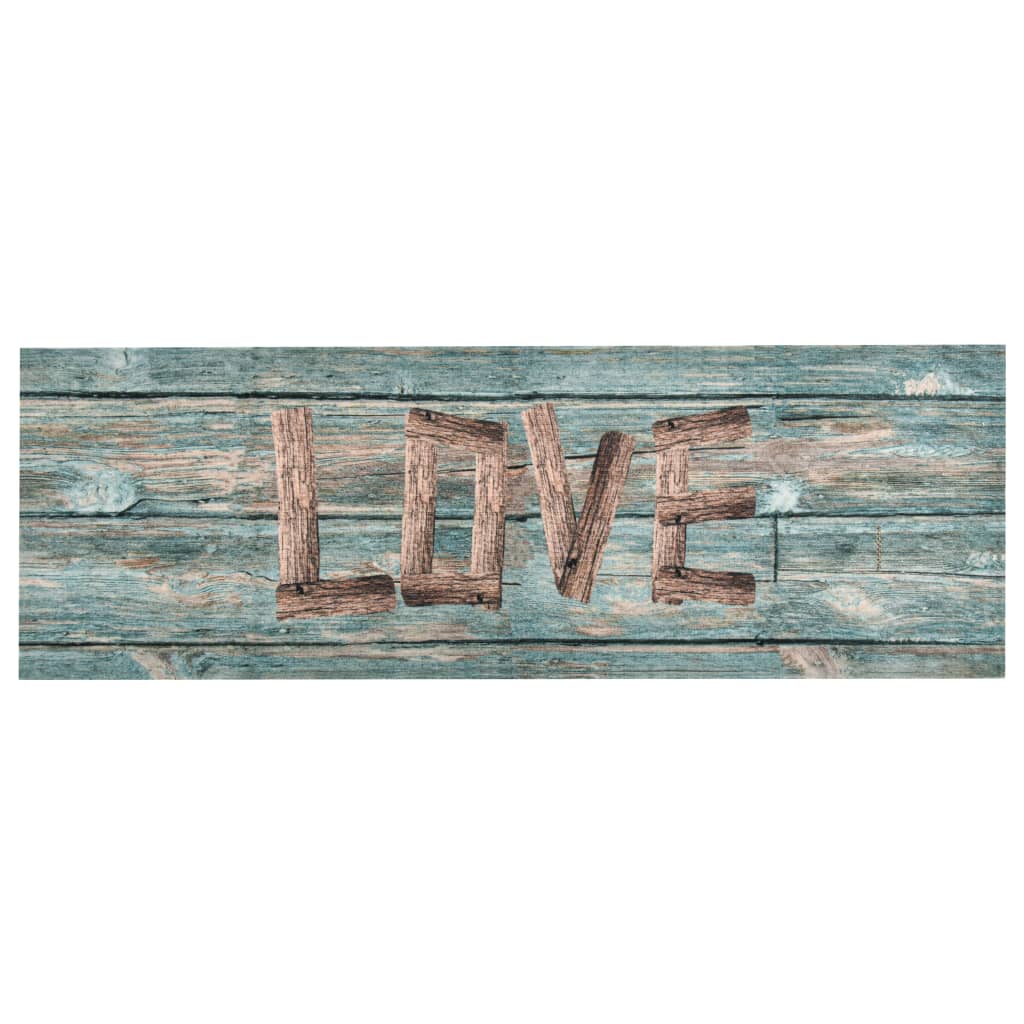 Vidaxl Kitchen Mat lavable Love 60x300 cm