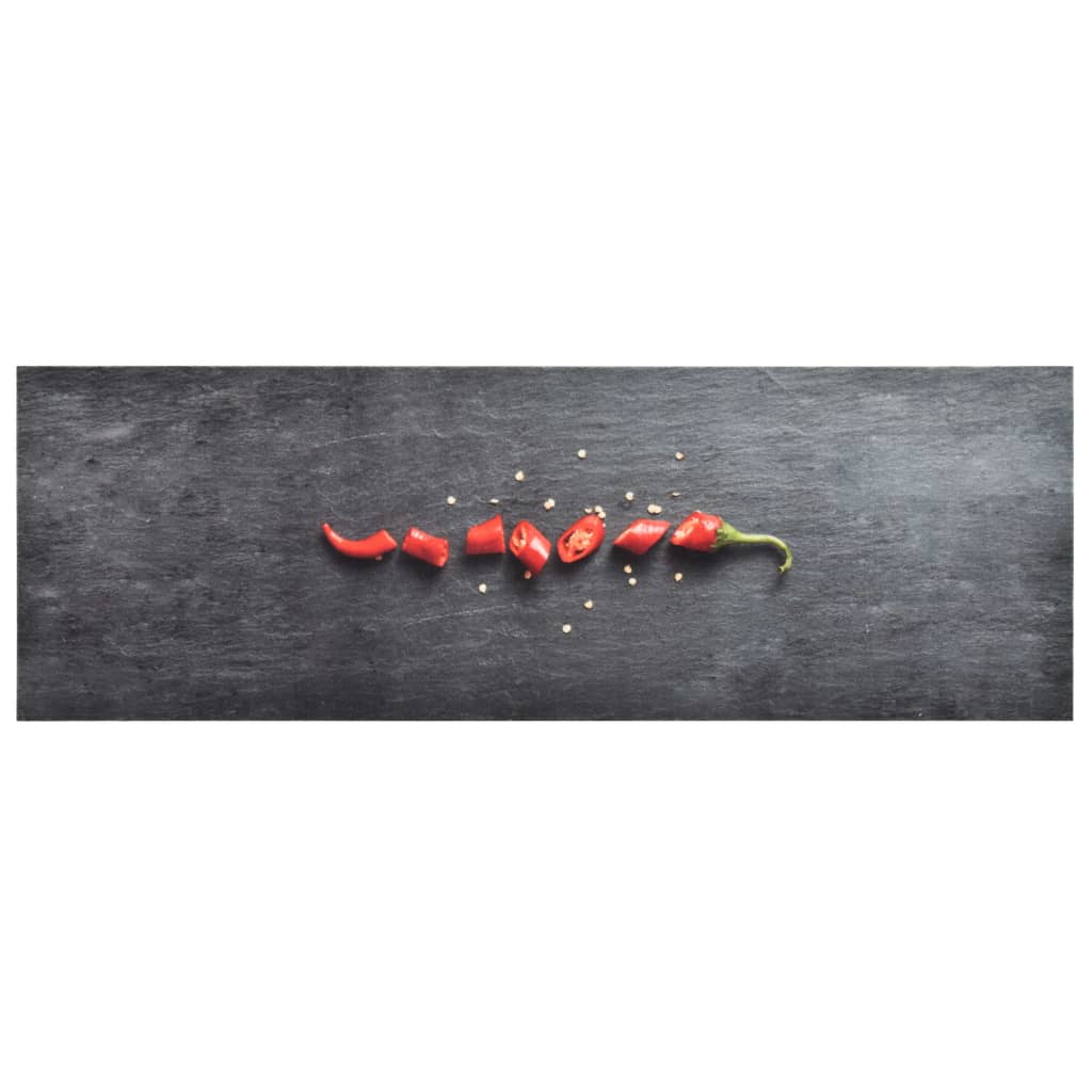 Vidaxl Kitchen Mat Matlable Pepper 45x150 cm