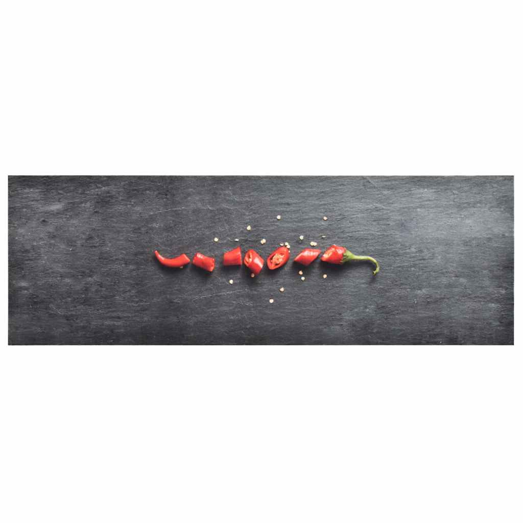 Vidaxl Cuisine tapis lavable poivre 45x150 cm