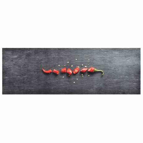 Vidaxl Cuisine tapage lavable Pepper 60x180 cm