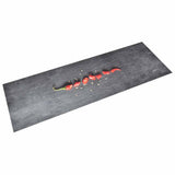 Vidaxl Cuisine tapage lavable Pepper 60x180 cm