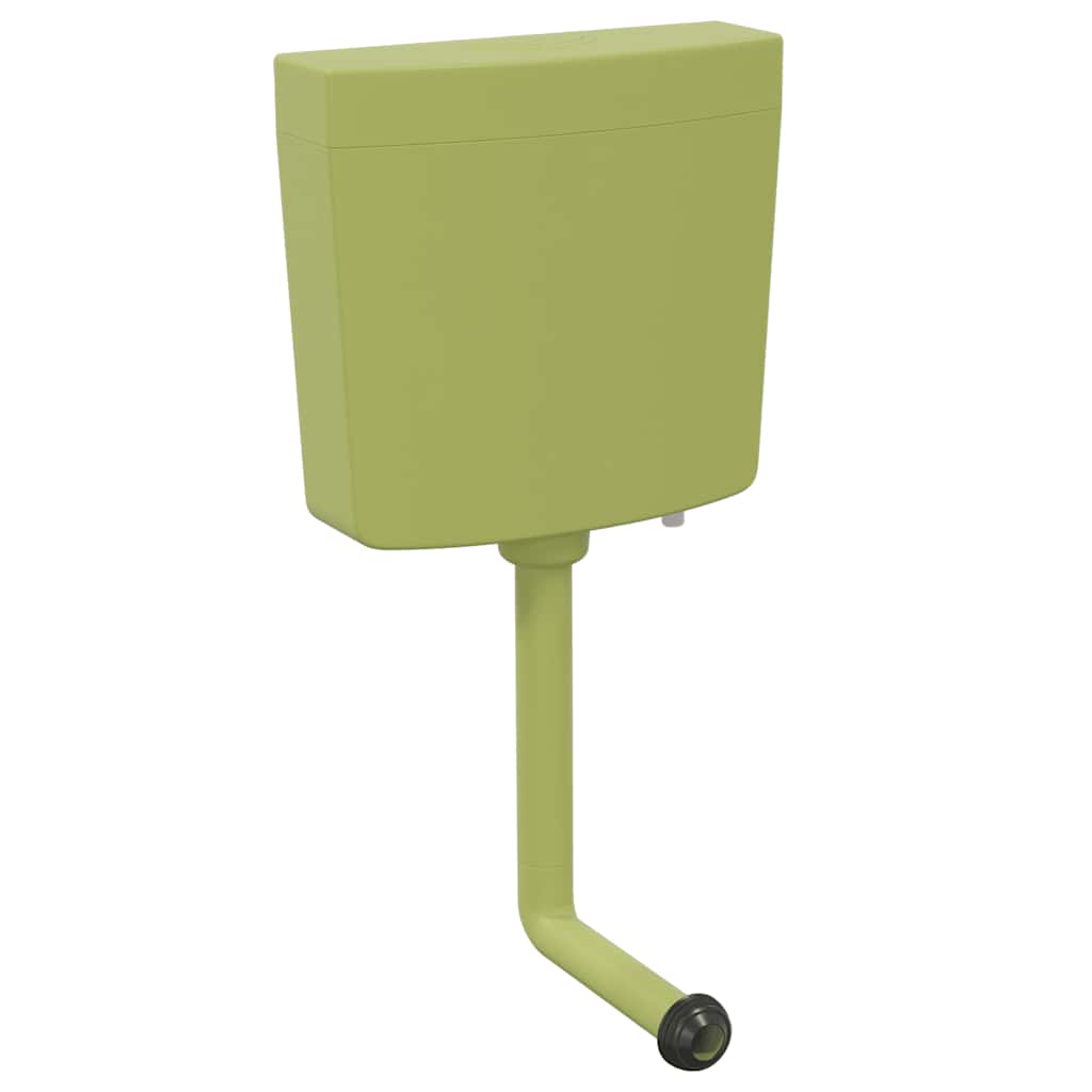 Plancher de toilette Vidaxl avec approvisionnement en eau en bas 3 6 L Green d'olive