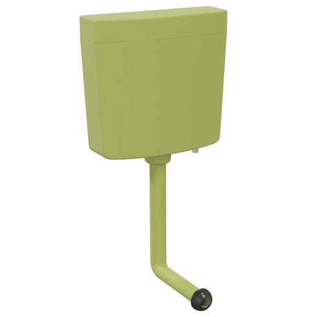 Plancher de toilette Vidaxl avec approvisionnement en eau en bas 3 6 L Green d'olive