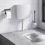 Planchers de toilette Vidaxl avec alimentation en eau en bas 3 6 l gris
