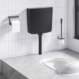Plancher de toilette Vidaxl avec alimentation en eau au fond 3 6 l noir