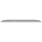 Vidaxl wandschappen 4 st 40x40x1,5 cm bewerkt hout betongrijs