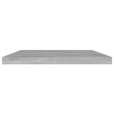 Vidaxl wandschappen 4 st 60x10x1,5 cm bewerkt hout betongrijs