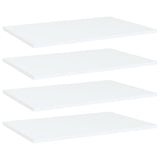 Vidaxl wandschappen 4 st 60x40x1,5 cm bewerkt hout wit