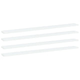 Vidaxl wandschappen 4 st 100x10x1,5 cm spaanplaat wit