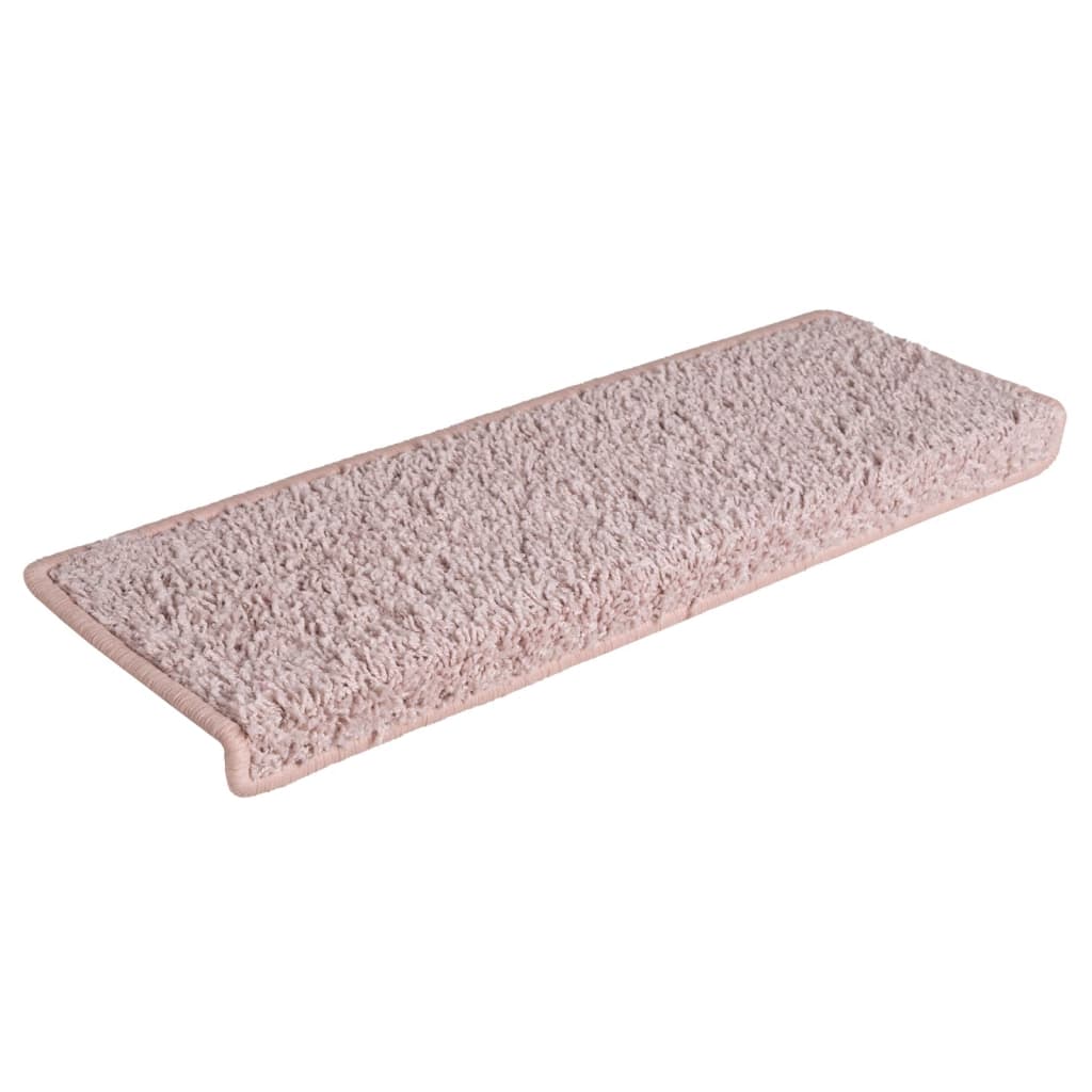 Vidaxl trapmatten 15 st 65x21x4 cm wit en roze